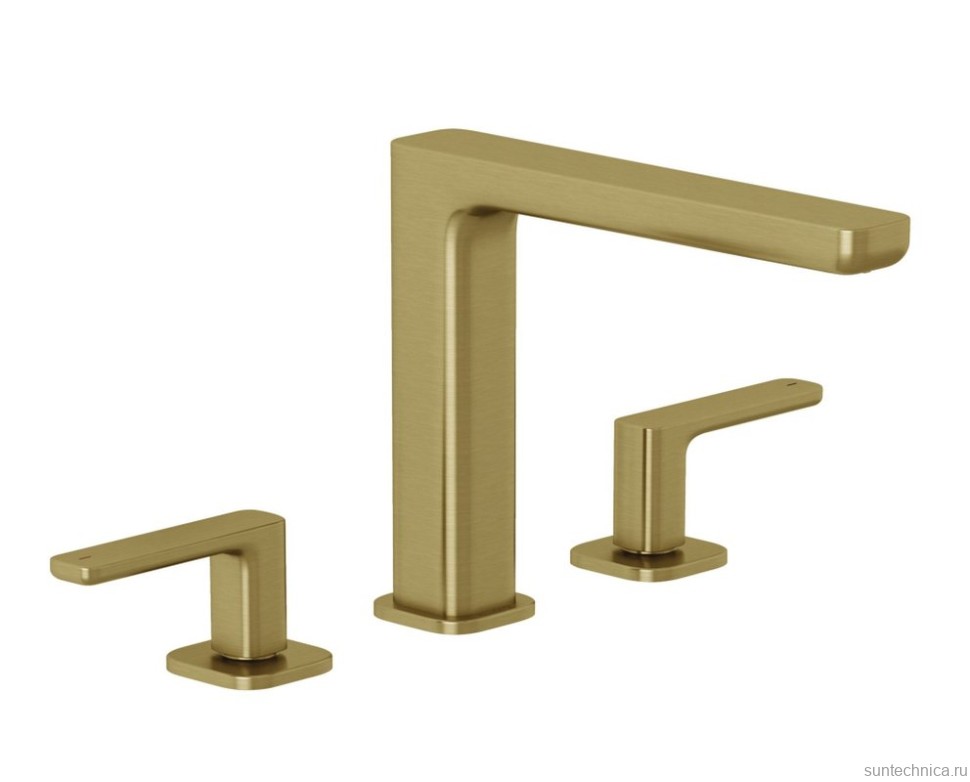 Смеситель для раковины Kludi Renon 42393N075 брашированное золото