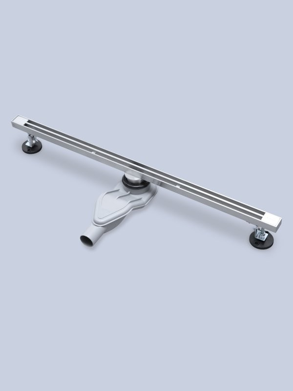 Душевой трап (лоток) AltroBagno Stella 071225 Ni (80) 80 см, решетка никель, с сифоном