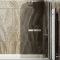 Шторка на ванну Maybahglass MGV-778-5 60x140, профиль матовый хром, стекло матовая бронза