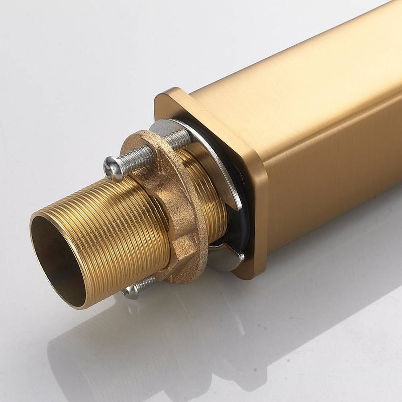 Смеситель для раковины высокий Shevanik S4011G, золотой сатин