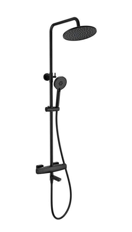 Душевая стойка Wonzon & Woghand WW-B3035-A3-MB матовая черная