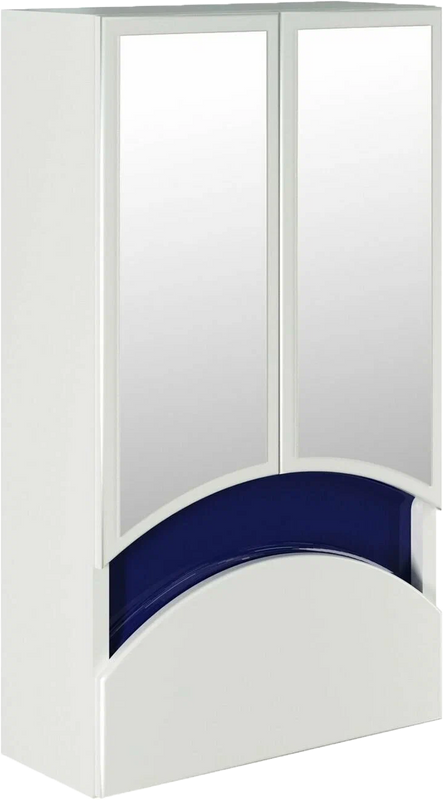 Зеркало-шкаф Mixline Радуга 46 подвесной, синий