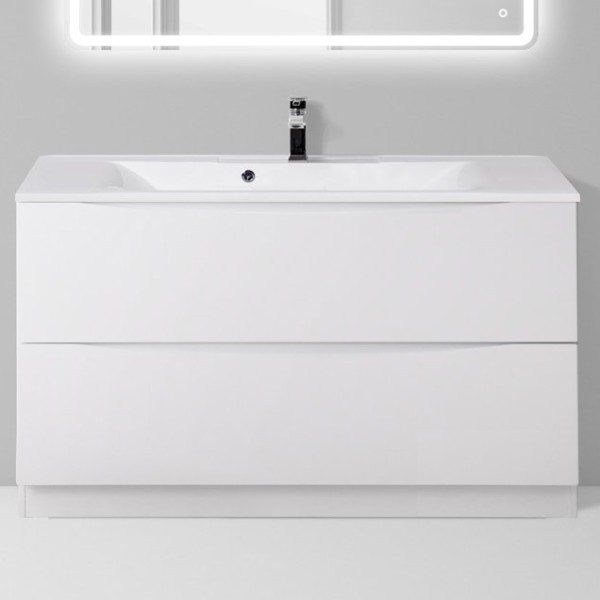 Тумба с раковиной BelBagno Marino 100 bianco lucido, напольная