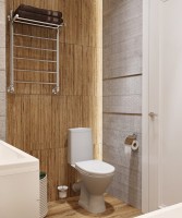 Полотенцесушитель водяной EWRIKA Сафо FP 80х50, хром, с полкой, лесенка