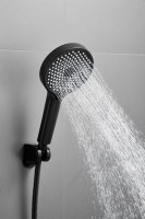 Смеситель с длинным изливом для ванны BELZ B713 B22713-7 черный