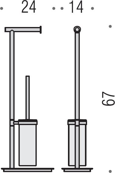 Стойка Colombo Design Square B9904