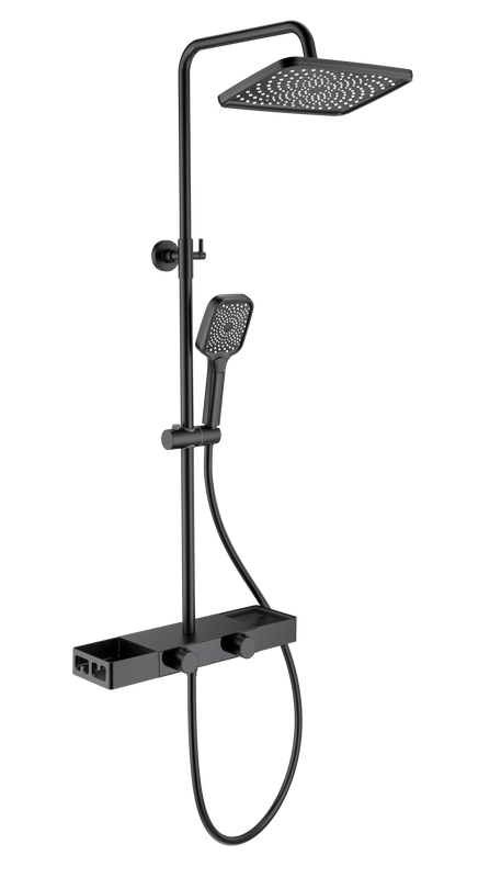 Душевая стойка Wonzon & Woghand WW-B3552-MB матовая черная
