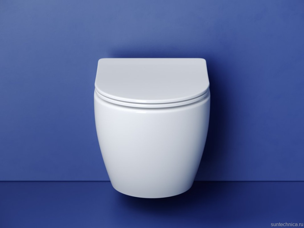 Комплект Унитаз подвесной Ceramicanova Metropol CN4002T безободковый + Инсталляция EWRIKA ProLT 0026-2020 + Кнопка 0041 хром