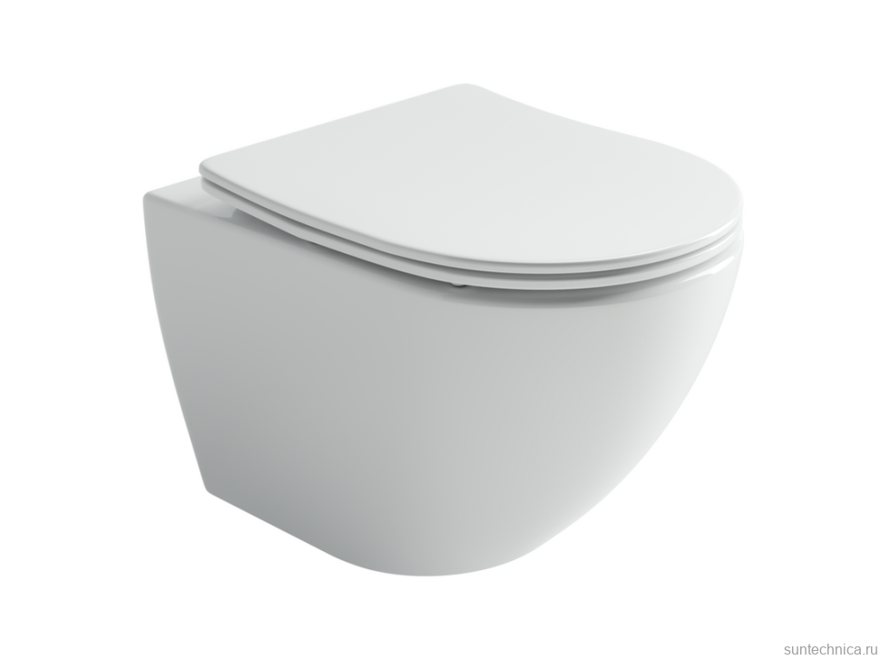 Комплект Унитаз подвесной Ceramicanova Metropol CN4002T безободковый + Инсталляция EWRIKA ProLT 0026-2020 + Кнопка 0041 хром