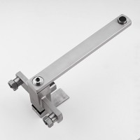 Смеситель с длинным изливом для ванны Frap H802 F22802 сатин Смеситель с длинным изливом для ванны Frap H802 F22802 сатин