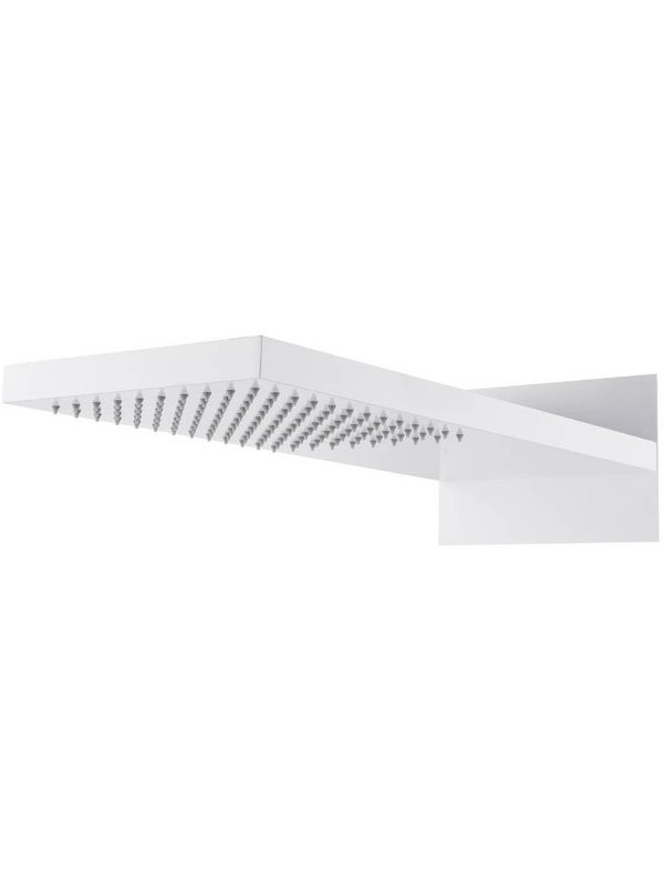 Верхний душ Boheme Fusion 419-MW С ВНУТРЕННЕЙ ЧАСТЬЮ, белый матовый