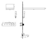 Душевой комплект Boheme Fusion 131-2-CB С ВНУТРЕННЕЙ ЧАСТЬЮ, copper brushed