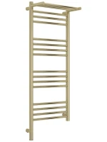 Полотенцесушитель электрический Сунержа Богема 3.1 020-6006-1040 110x45 см, подключение слева, шампань, лесенка, с полкой