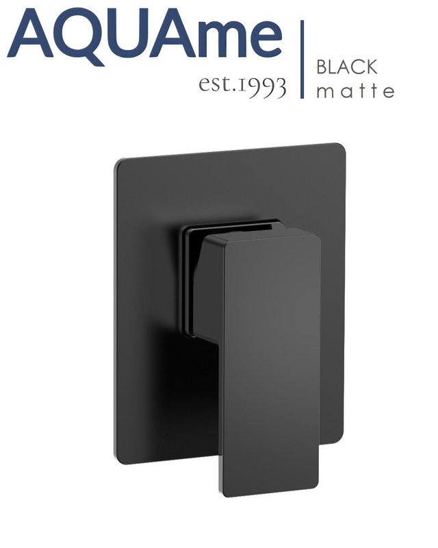 Смеситель встраиваемый AQUAme Savona черный AQM8807MB