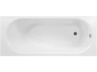 Акриловая ванна Vagnerplast Kasandra 165x70 см, пристенная, белая, на ножках