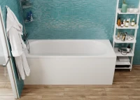 Акриловая ванна Vagnerplast Kasandra 165x70 см, пристенная, белая, на ножках