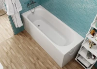 Акриловая ванна Vagnerplast Kasandra 165x70 см, пристенная, белая, на ножках