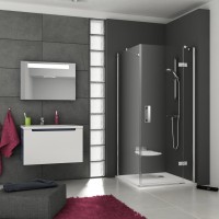 Душевой уголок Ravak Smartline SMSD2 B R 100х80 Transparent, профиль хром