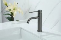 Смеситель для раковины Frap H807-9 F10807-9 оружейная сталь