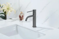 Смеситель для раковины Frap H807-9 F10807-9 оружейная сталь Смеситель для раковины Frap H807-9 F10807-9 оружейная сталь
