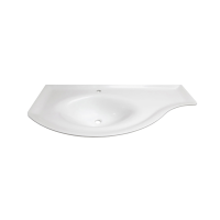 Тумба с раковиной Belux Версаль 111 L подвесная, белая глянцевая