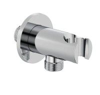 Шланговое подключение Kludi A-QA 6556705-00 с держателем, хром