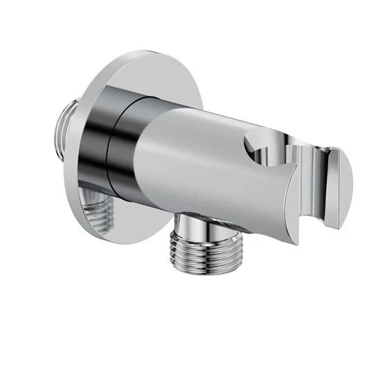 Шланговое подключение Kludi A-QA 6556705-00 с держателем, хром