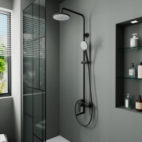 Душевая стойка D&K Bayern.München DA1563705B18 черная