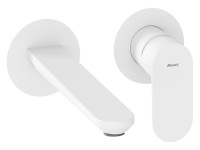 Смеситель для раковины Ravak Eleganta EL 019.10WV.O1 белый вельвет Смеситель для раковины Ravak Eleganta EL 019.10WV.O1 белый вельвет