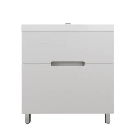 Тумба с раковиной Style Line Матис 80 напольная, белая матовая
