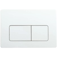 Кнопка смыва для унитаза Veconi Flush V5 пластик, цвет белый глянец