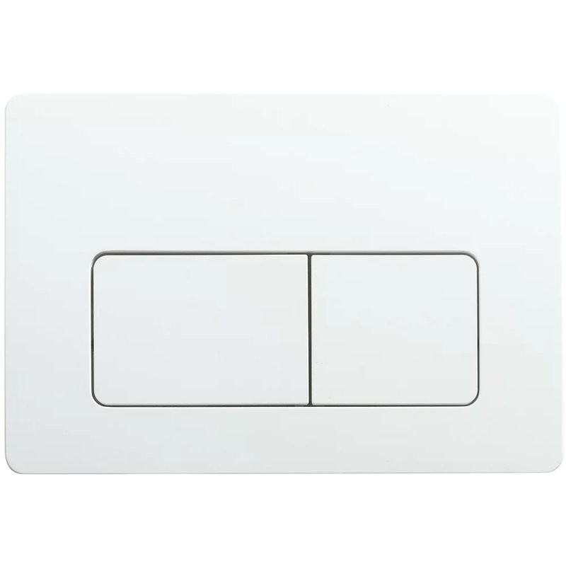 Кнопка смыва для унитаза Veconi Flush V5 пластик, цвет белый глянец