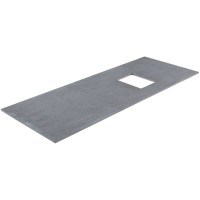 Тумба с раковиной Allen Brau Infinity 120 R подвесная, белый матовый, столешница графит структ