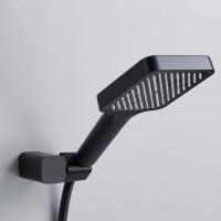 Душевая система / Тропический душ со смесителем встраиваемая Shevanik S9935H, черный