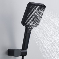Душевая система / Тропический душ со смесителем встраиваемая Shevanik S9935H, черный
