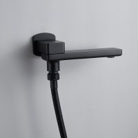 Душевая система / Тропический душ со смесителем встраиваемая Shevanik S9935H, черный