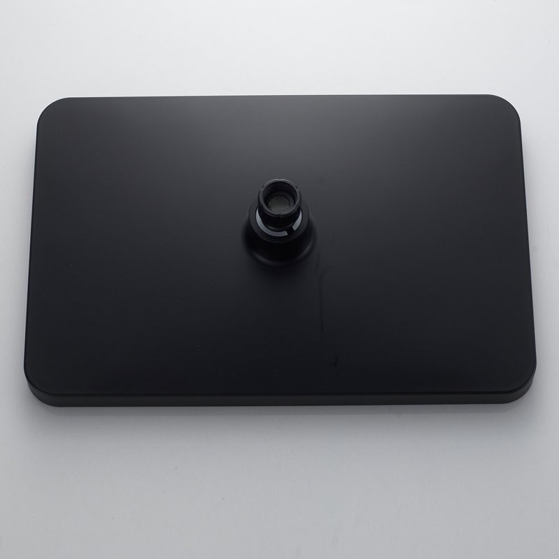 Душевая система / Тропический душ со смесителем встраиваемая Shevanik S9935H, черный