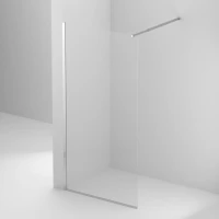 Душевая перегородка BelBagno Kraft 100 см, профиль хром, стекло прозрачное