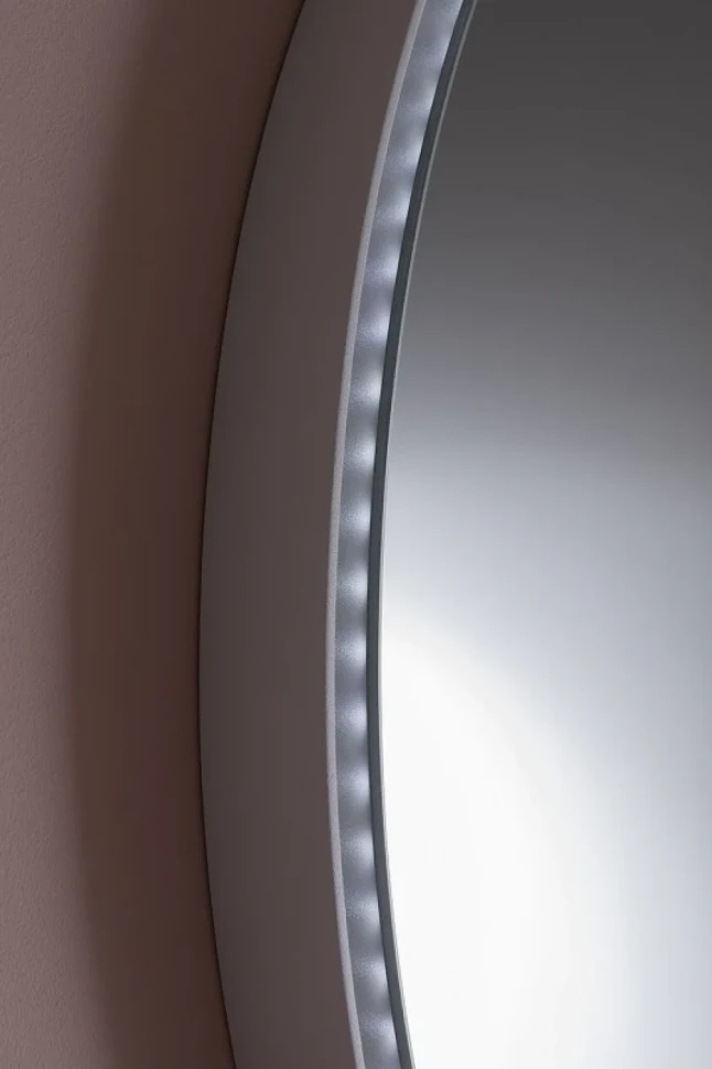 Зеркало круглое Allen Brau Infinity 80 с подсветкой, белое