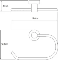 Полотенцедержатель Wasserkraft Donau K-9460 Полотенцедержатель Wasserkraft Donau K-9460