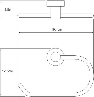 Полотенцедержатель Wasserkraft Donau K-9460