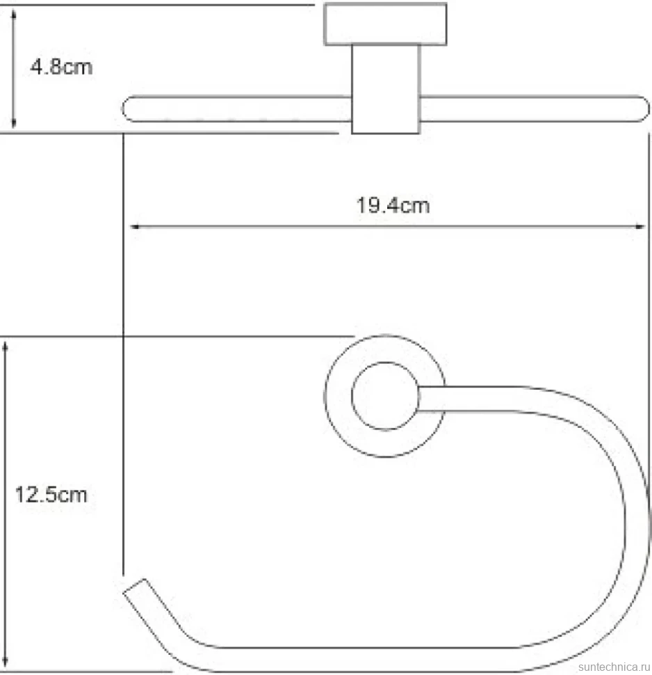 Полотенцедержатель Wasserkraft Donau K-9460