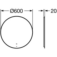 Мебель для ванной комнаты Roca Ona 60 светлый дуб, раковина ZRU9307561