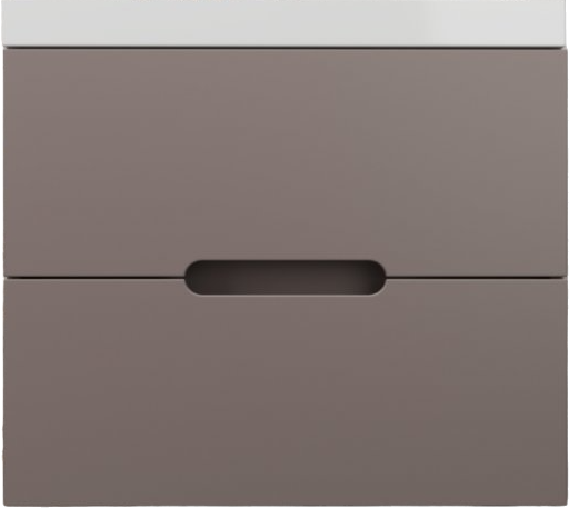 Тумба под раковину Style Line Матис 70 подвесная, тауп темный