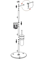 Стойка Wasserkraft K-1256 Стойка Wasserkraft K-1256
