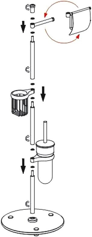 Стойка Wasserkraft K-1256