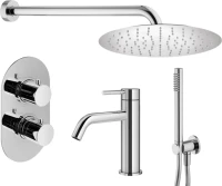 Комплект для ванной Plumberia Selection Ixo KITXOT18CR53 С ВНУТРЕННЕЙ ЧАСТЬЮ, хром