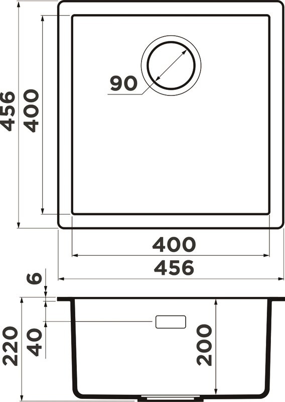Мойка кухонная Omoikiri Yamakawa 45-U/I графит