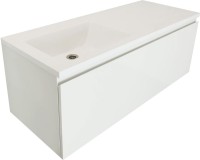 Тумба с раковиной Эстет Dallas Luxe 115 подвесная, 1 ящик, L