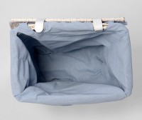Корзина для белья Wasserkraft Lippe WB-450-S белая, малая